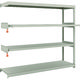 TRUSCO スチールラック M1.5型軽中量棚 1760×445×H1500 4段うちスライド2段 連結 M1.5-5642M2B（直送品）
