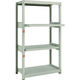TRUSCO スチールラック M2型軽中量棚 860×450×H1500 4段うちスライド2段 単体 M2-5342M2 1セット(1個)（直送品）