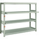 TRUSCO スチールラック M2型軽中量棚 1460X450XH1200 4段うちスライド2段 単体 M2-4542M2 1台（直送品）