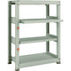 TRUSCO スチールラック M3型中量棚 900X471XH1200 4段うちスライド2段 単体 M3-4352M2 1台(1個)（直送品）
