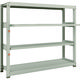 TRUSCO スチールラック M3型中量棚 1800×471×H1500 4段うちスライド2段 単体 M3-5652M2 1台(1個)（直送品）