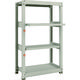 TRUSCO スチールラック M3型中量棚 900×471×H1500 4段うちスライド2段 単体 M3-5352M2 1台(1個)（直送品）