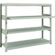 TRUSCO スチールラック M1.5型軽中量棚 1460X445XH1200 4段うちスライド2段 単体 M1.5-4542M2（直送品）