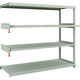 TRUSCO スチールラック M2型軽中量棚 1760×600×H1500 4段うちスライド2段 連結 M2-5662M2B（直送品）