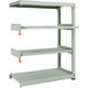 TRUSCO スチールラック M3型中量棚 1200×571×H1500 4段うちスライド2段 連結 M3-5462M2B 1台(1個)（直送品）