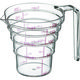 トラスコ中山 段々計量カップ200ML DD-250 1個 161-1102