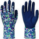 東和コーポレーション トワロン 天然ゴム背抜き手袋 SGーR102 ぼかし柄ブルー L SG-R102-L 1双 137-3734（直送品）