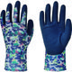 東和コーポレーション トワロン 天然ゴム背抜き手袋 SGーR102 ぼかし柄ブルー LL SG-R102-LL 1双 137-3735