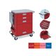 高田ベッド製作所 救急M2型カート 幅69×奥行43×高さ92cm レッド TB-1258 1個 61-3712-06（直送品）