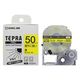テプラ TEPRA PRO【純正】テープ 【機種限定】屋外対応 幅50mm 黄ラベル（黒文字） SS50YV 1個 キングジム