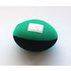ヘルメット潜水 クロッツ やわらか健康ボール ラグビー型 ブラック×グリーン 10個入 HC-036 1ケース(10個)（直送品）