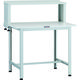 TRUSCO 軽荷重作業台(200kg)AO型 900X600XH1044(全高) 上棚付 ホワイト色 AO-0960YURB 1台（直送品）