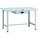 TRUSCO 軽荷重作業台(200kg)AO型 1200X600XH740 薄型1段引出付 ホワイト色 AO-1260UDK1 1台（直送品）