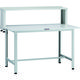 TRUSCO 軽荷重作業台(200kg)AO型 1200X750XH1044(全高) 上棚付 ホワイト色 AO-1275YURB 1台（直送品）