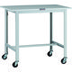 TRUSCO 軽荷重作業台(100kg)AO型 900X600XH808 φ75キャスター付 ホワイト色 AOR-0960C75 1台（直送品）