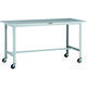 TRUSCO 軽荷重作業台(100kg)AO型 1500X600XH808 φ75キャスター付 ホワイト色 AOR-1560C75 1台（直送品）