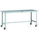 TRUSCO 軽荷重作業台(100kg)AO型 1800X600XH808 φ75キャスター付 ホワイト色 AOR-1860C75 1台（直送品）