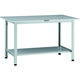 TRUSCO 軽荷重作業台(200kg)AO型 1200X600XH740 下棚2枚付 ホワイト色 AOR-1260LT2 1台（直送品）