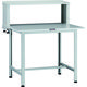 TRUSCO 軽荷重作業台(200kg)AO型 900X750XH1044(全高) 上棚付 ホワイト色 AOR-0975YURB 1台（直送品）