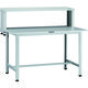 TRUSCO 軽荷重作業台(200kg)AO型 1200X600XH1044(全高) 上棚付 ホワイト色 AOR-1260YURB 1台（直送品）