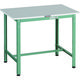 TRUSCO 軽荷重作業台(300kg)RAE2型 RoHS2対応天板 900X750XH740 グリーン色 RAE2-0975 1台（直送品）