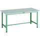 TRUSCO 軽荷重作業台(300kg)RAE2型 RoHS2対応天板 1500X600XH740 グリーン色 RAE2-1560 1台（直送品）