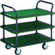 トラスコ中山 TRUSCO ハイグレード運搬車 3段式両袖 946X646mm 309EBN 1台 336-4321（直送品）