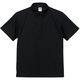 キャブ United Athle（ユナイテッドアスレ） 2022-01 ポロシャツボタンダウン ブラック 5XL 1包（3枚入）（直送品）