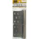 松冨 ステン面付旗丁番 左 1B143H 1セット（直送品）