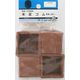 松冨 木足ゴム 茶角 6A134H 1セット（直送品）