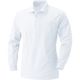 HOOH 長袖ポロシャツ 202-17ホワイト LL 村上被服 1セット（2着入）（直送品）