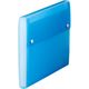 キングジム シンプリーズ ドキュメントファイル(透明) 7P A4 青 2282TSPアオ 1セット(3冊)