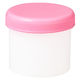 軟膏容器　軟膏壺　軟膏ツボ　軟膏つぼケーエム化学 増量 丸底プラツボ36mL(ピンク) 1036041 1箱(50個入)