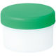軟膏容器　軟膏壺　軟膏ツボ　軟膏つぼケーエム化学 増量 丸底プラツボ60mL(緑) 1036053 1箱(50個入)