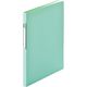 リヒトラブ noie-style クリヤーブック<オープンポケット> A4 16ポケット ライトグリーン N7675-19 1セット(2冊)