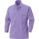 HOOH 立ち襟シャツ 3700-29パープル 3L 村上被服 1セット（2着入）（直送品）