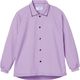 日本エンゼル サニーポロシャツ（長袖）　5585-A　パープル　L 1枚　【介護用衣類】介援隊カタログ（直送品）