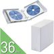 エレコム Blu-ray/DVD/CD対応クリアケース/36枚収納/クリア CCD-FBB36CR 1個