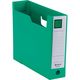 キングジム Gボックス PP A4ヨコ型 75mm幅 緑 4631Nミト 1セット(4冊)