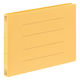 アスクル フラットファイル PP製 A5ヨコ 背幅18mm FF-P1EA5 イエロー（黄） 30冊 オリジナル
