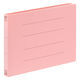 アスクル フラットファイル PP製 A5ヨコ 背幅18mm FF-P1EA5 ピンク（桃） 30冊 オリジナル