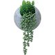 スパイス フェイクグリーン ハンギングポット グリーンネックレスアレンジ TADY9090 1個（直送品）