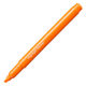 アスクル 蛍光ペン 蛍光マーカー シングルタイプ オレンジ 1セット（30本：10本入×3箱）  オリジナル