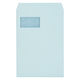 株式会社今村紙工 透けない窓付き封筒　角20　ブルーテープ付　1セット(500枚)MD-WOA4B