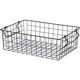 不二貿易 スタッキングワイヤーバスケット BK 37x26x12 26681 1個