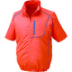 空調服 ポリ製半袖ウエアのみ オレンジ 3L KU91720-C30-S5 1着 102-4292（直送品）