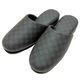 センコー チェッカー 機能素材 スリッパ 約26.5cm グレー FF140399 1足