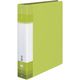 コクヨ クリヤーブック<Glassele>（替紙式・背ポケットタイプ・リングファイル） A4タテ 30穴 ライトグリーン ラーGLB740LG 1セット(4冊)