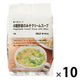 【まとめ買いセット】無印良品 食べるスープ 4種野菜のみそクリームスープ 1箱（40食：4食分×10袋入） 良品計画