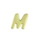 光 ゴールドメタル文字 「M」 天地35mm×1mm GM35ーM GM35-M 1個（直送品）